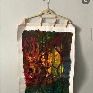 Abstract Colorful Canvas Art